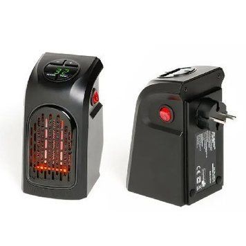 Портативный Мини Обогреватель Handy heater Керамический Тепловентилятор Черный С Пультом HH/DT фото
