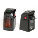 Портативный Мини Обогреватель Handy heater Керамический Тепловентилятор Черный С Пультом HH/DT фото 1