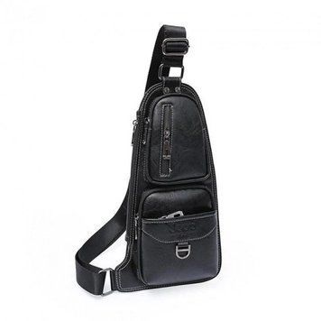Стильная мужская сумка-рюкзак через плечо Jeep Bags 777 Качественная мужская сумка 1550/AND фото