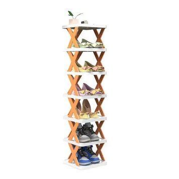Вертикальная полка-трансформер SHOE RACK для обуви на 5 секций SR-6/DT фото