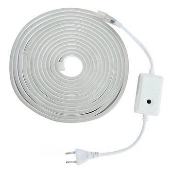 Світлодіодна силіконова стрічка з блоком живлення LED Neon Multi 220V 5м Гнучка світлодіодна стрічка RGB 8491/SP фото