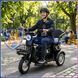 Триколісний електроскутер TRIVARO 600W з двома сидіннями, амортизацією та сигналізацією Чорний 0268/МК фото 4