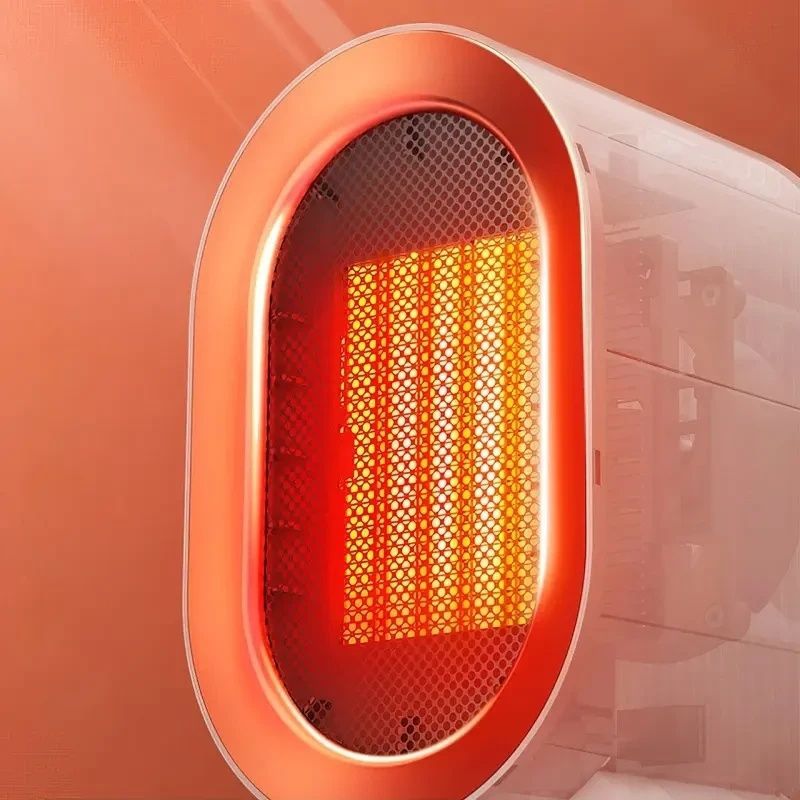 Настільний електричний міні-обігрівач AIR HEATER 1200W Портативний обігрівач 2 рівня потужності НФ-00008902/MX фото