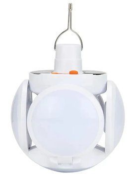 Подвесная светодиодная led лампа с крючком 40Вт BL-2029 Кемпинговая на аккумуляторе от usb с солнечной батарее 6838/EW фото