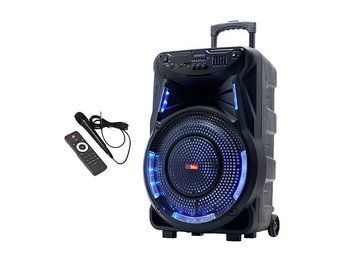 Акустическая переносная колонка SS-7474 400Вт 15" 0х0х0см USB/SD/FM/BT/2MIC/ДУ 9066/EW фото