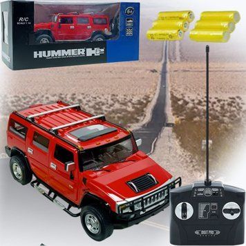 Джип Hummer H2 длиной 32 см с скоростью 10 км/час на радиоуправлении и резиновых колесах 2026 2026 фото
