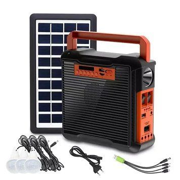 Ліхтар-Power Bank на сонячній батареї + Радіо, МР3 та 3 лампочки 15326/MG фото