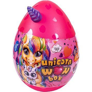 Набір креативної творчості у вигляді пластмасового яйця&nbsp;Unicorn WOW Box укр UWB-01-01U ДТ-ОО-09275 20в1 Єдиноріг 108463/KL фото
