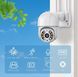 Вулична смарт камера відеоспостереження PTZ Q97 WIFI 4MP Поворотна водонепроникна IP камера 02371/MB фото 2