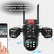 Уличная поворотная WiFi камера 12MP с обзором 360&deg; и 3 объективами 8377/DM фото 8