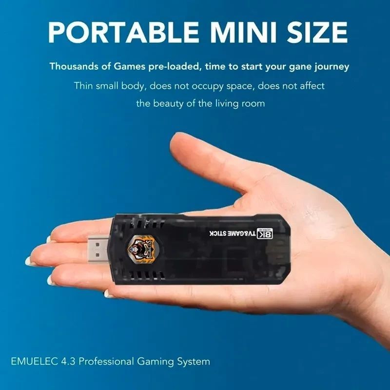 Игровая ТВ-приставка Game Box 8K на Android TV Stick M98 с джойстиками 16187/MG фото