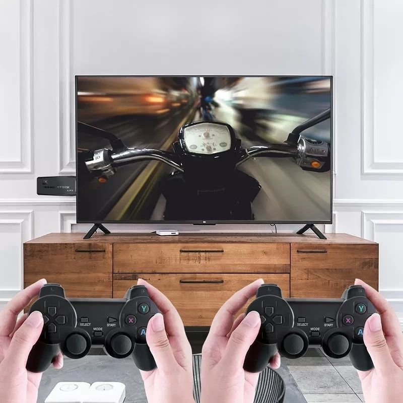 Игровая ТВ-приставка Game Box 8K на Android TV Stick M98 с джойстиками 16187/MG фото