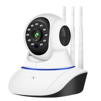 Інтелектуальна IP камера відеоспостереження з нічним баченням та віддаленим доступом UKC 6030B WiFi 1080р 1354/SP фото