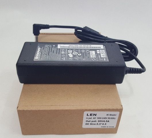 Блок питания для ноутбука LENOVO 20V 4.5A 90W Черный С разъемом 5.5x2.5 мм Зарядное устройство для ноутбука LENOVO 20V/208 фото