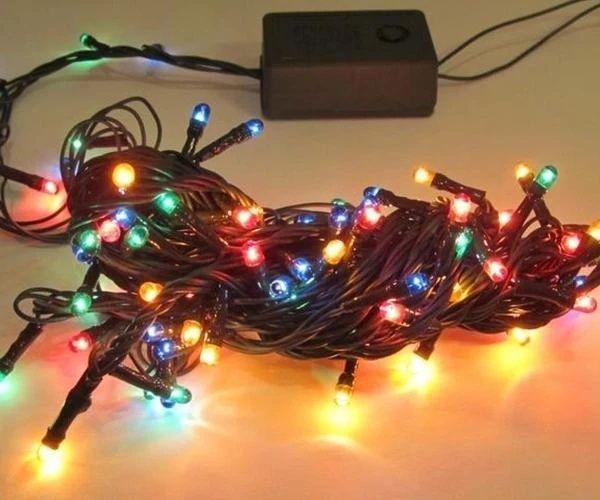 Новогодняя гирлянда Точка большая цвет ламп микс RD-102 300 LED гирлянды нити 15193/MG фото