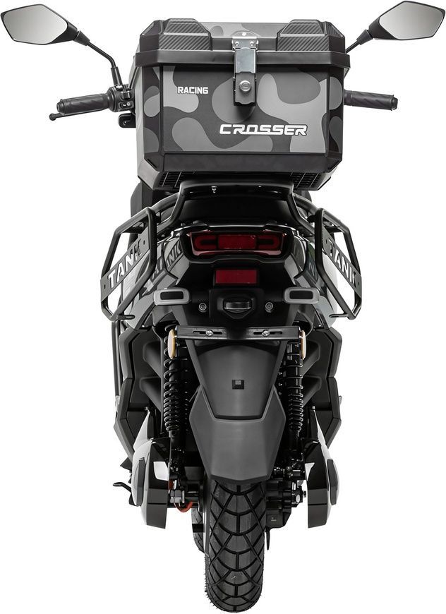 Электроскутер 2500W на колесах 12 дюймов с дисковыми тормозами Crosser CR-21 Серый CR-21 2500W Сер фото