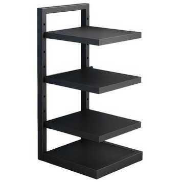 Стелаж-полиця для каструль та сковорідок Kitchen shelf Універсальна полиця на 4 рівні для будинку 52х26.5х22 см 7606/GR фото