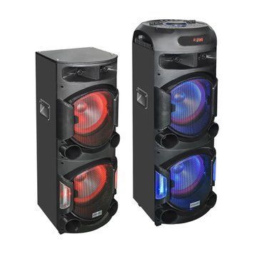 Портативні акумуляторні парні Bluetooth колонки ProAudio 1212 Активна акустика з 2 мікрофонами та пультом PROAUDIO 1212/208 фото