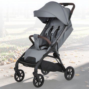 Дитяча прогулянкова коляска з автоматичним складанням та UPF 50+ El Camino Amber ME 1227 Owl Gray ME 1227 Owl Gray фото