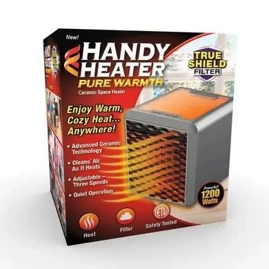 Портативный керамический обогреватель Handy Heater Pure Warmth rd-08 на 1500 Вт 00551/D фото