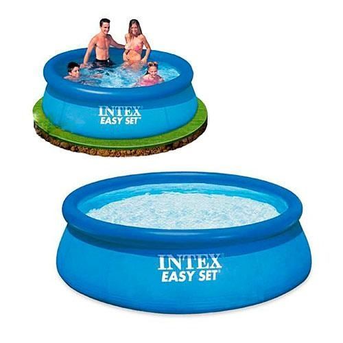 Надувной бескаркасный круглый бассейн Intex 28110 с надувным кольцом на 2419 л 28110 фото
