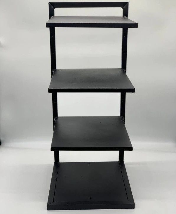 Стелаж-полиця для каструль та сковорідок Kitchen shelf Універсальна полиця на 4 рівні для будинку 52х26.5х22 см 7606/GR фото