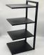 Стелаж-полиця для каструль та сковорідок Kitchen shelf Універсальна полиця на 4 рівні для будинку 52х26.5х22 см 7606/GR фото 4