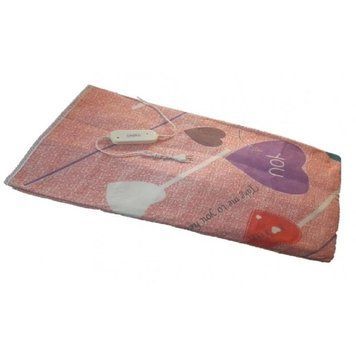 Электрическая простынь Electric Blanket 150х180 см Простынь с подогревом розового цвета с сердечками НФ-00005648/MX фото